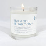 BALANCE & HARMONY | Moonstone Crystal | Soy Wax Energy Candle l 8 oz