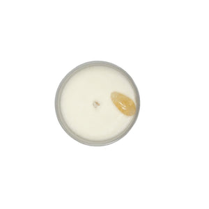 
            
                Load image into Gallery viewer, ABUNDANCE Energy Candle l Citrine Crystal | Soy Wax | 8 oz
            
        